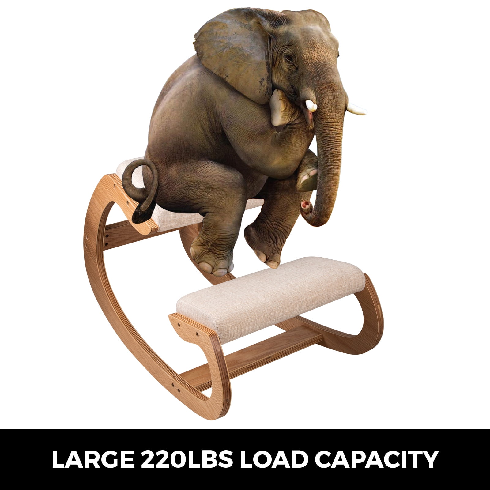 Heavy-duty Ergonomic Kneeling Chair for Better Posture