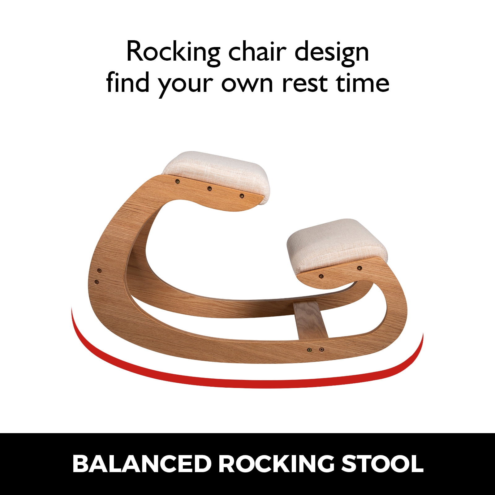 Heavy-duty Ergonomic Kneeling Chair for Better Posture