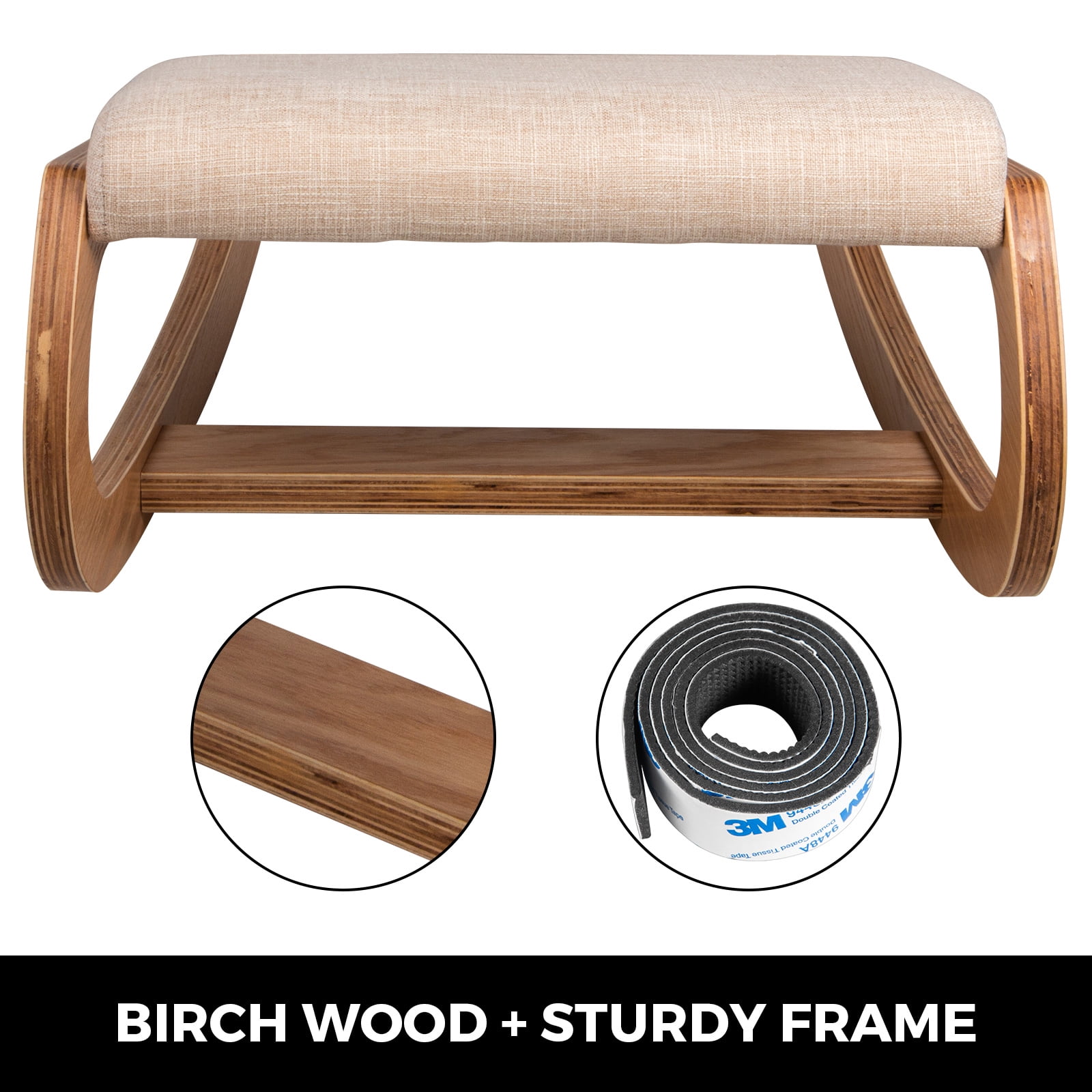 Heavy-duty Ergonomic Kneeling Chair for Better Posture