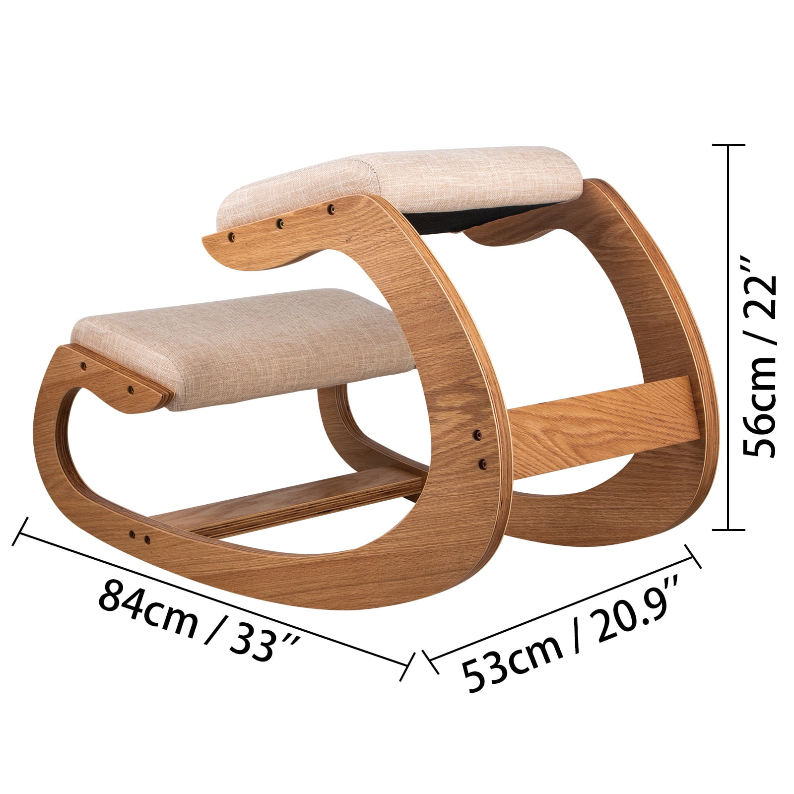 Heavy-duty Ergonomic Kneeling Chair for Better Posture