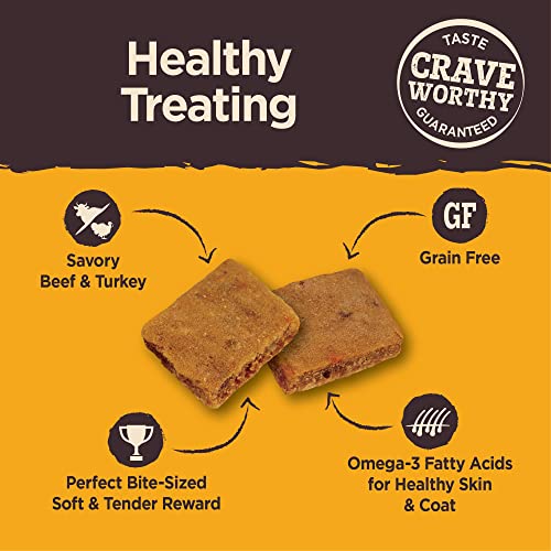 Poodle Puppy Soft Training Treats, Grain-Free, Beef & Turkey, 5oz