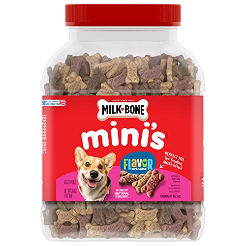 Milk-Bone Mini Crunchy Poodle Dog Biscuits, 36 Ounce