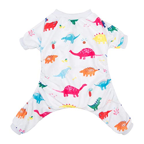 Poodle Pajamas: Cute Dinosaur Jumpsuit for Dogs