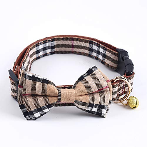 Stylish Adjustable Poodle Bowtie Dog Collar