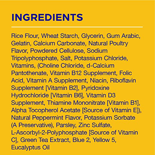Dental Dog Treats for Toy/Small Poodles - Fresh Flavor, 1.54 lb