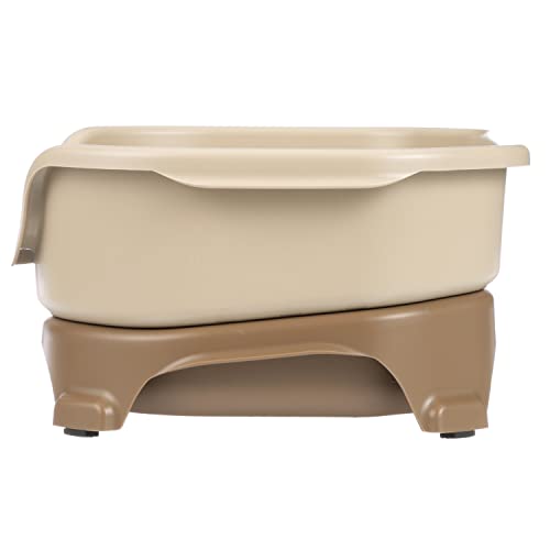 Poodle Dog Neater Feeder - Stainless Steel Bowls
