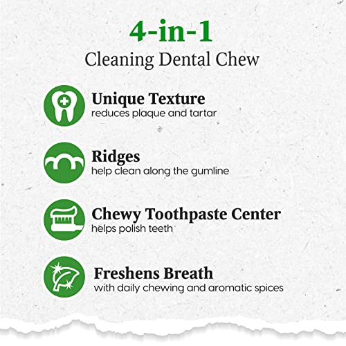 Poodle Fresh Breath Dental Chews, Mini Breed, 4oz