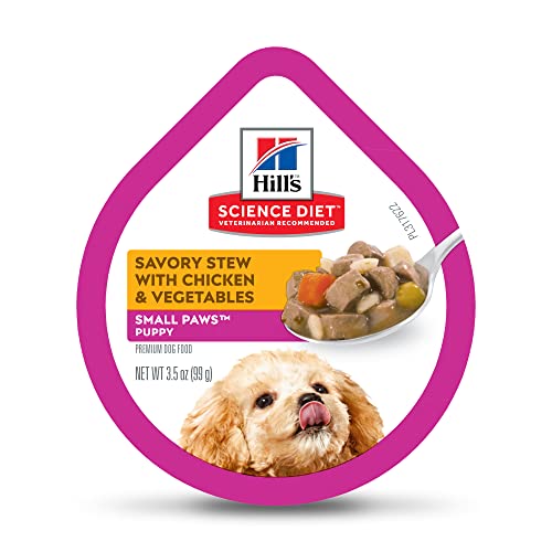 Poodle Puppy Wet Dog Food, Small Stew 12-Pack