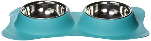 Poodle Dog Bone Flex Diner - Robins Egg Small