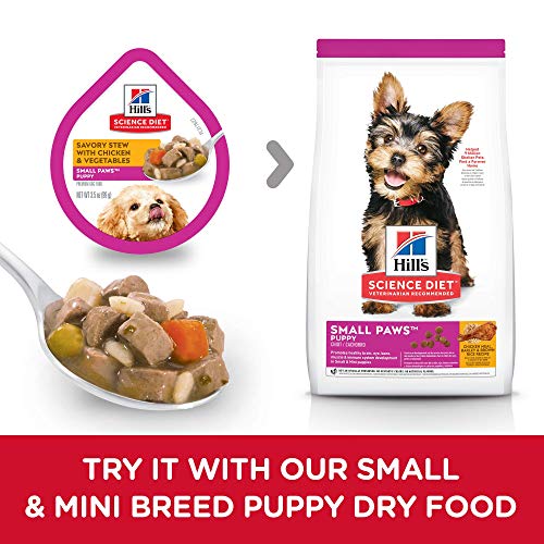 Poodle Puppy Wet Dog Food, Small Stew 12-Pack
