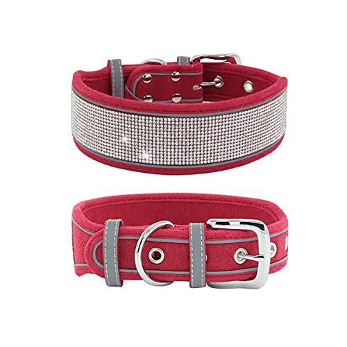 Premium Bling Rhinestone Dog Collar - Stylish & Comfortable