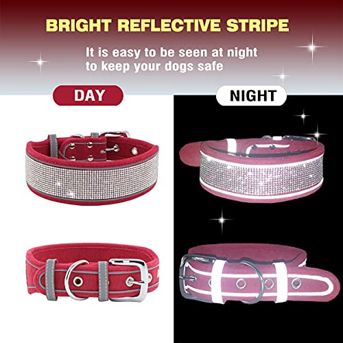 Premium Bling Rhinestone Dog Collar - Stylish & Comfortable