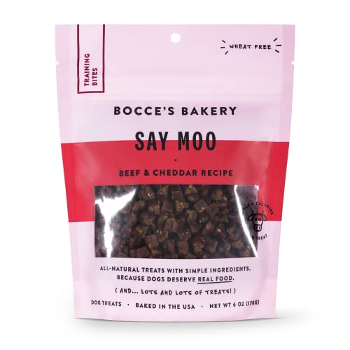 Poodle-friendly Wheat-Free Beef Cheddar Training Treats, 6 oz