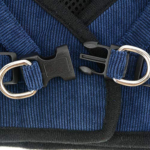 Adjustable Reflective Poodle Dog Harness Leash Set
