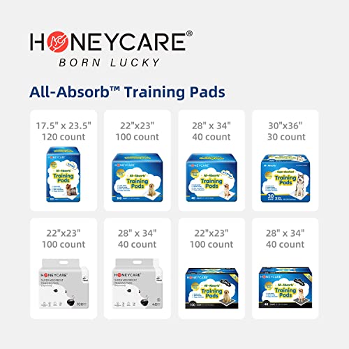 Large Poodle Training Pads: Ultra-Absorbent, Odor Eliminating, 100 Count