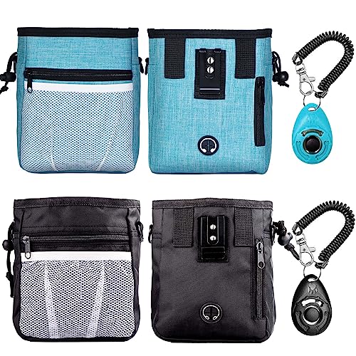 Poodle Dog Clicker Training Kit with Treat Pouch