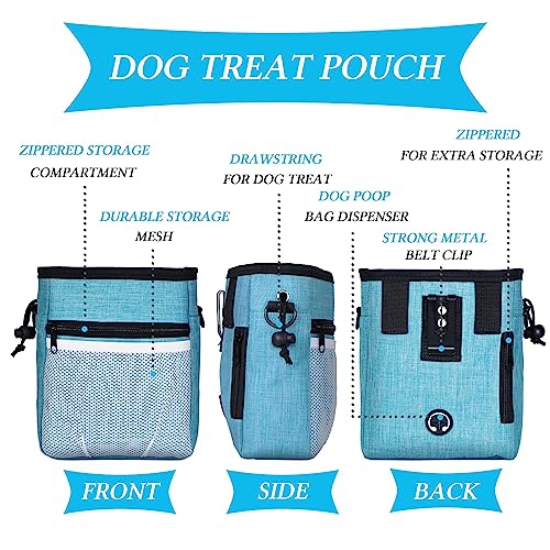 Poodle Dog Clicker Training Kit with Treat Pouch