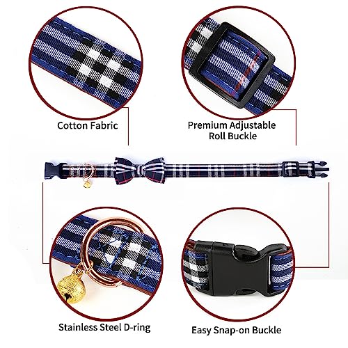 Yizepet Dog Collar: Stylish Adjustable Bow Tie for Poodles