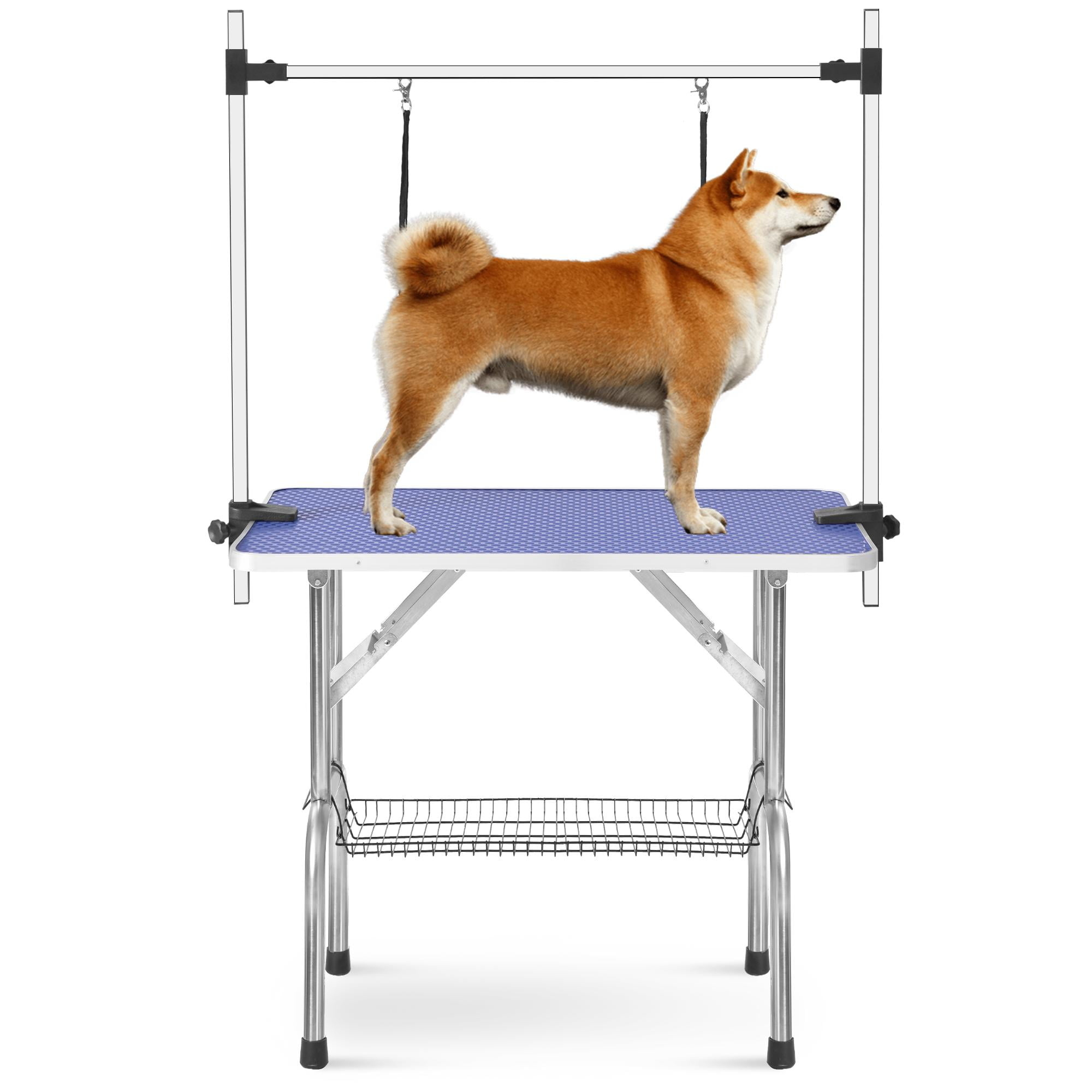 Adjustable Arm Poodle Grooming Table, 36'' Stainless Steel