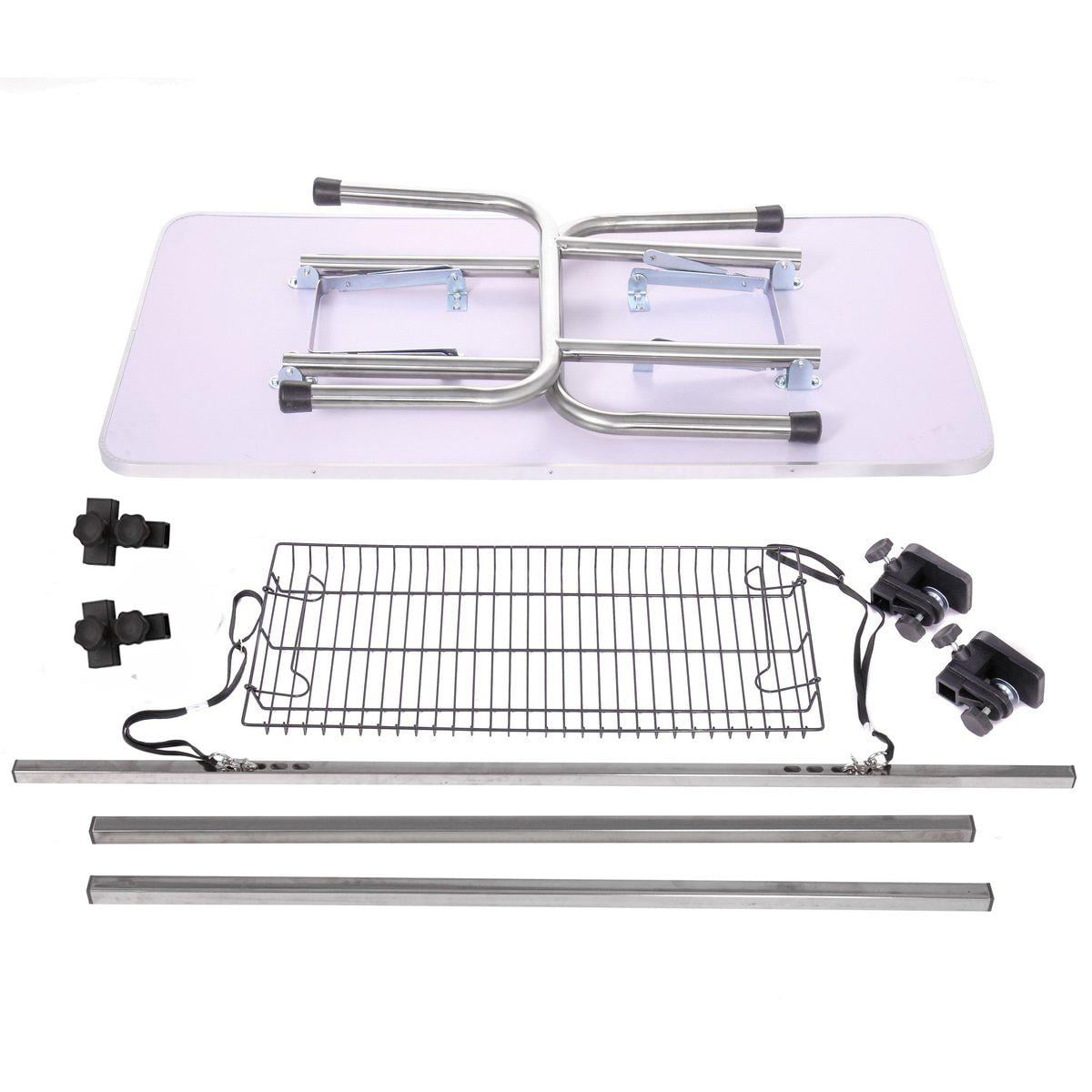 Adjustable Arm Poodle Grooming Table, 36'' Stainless Steel