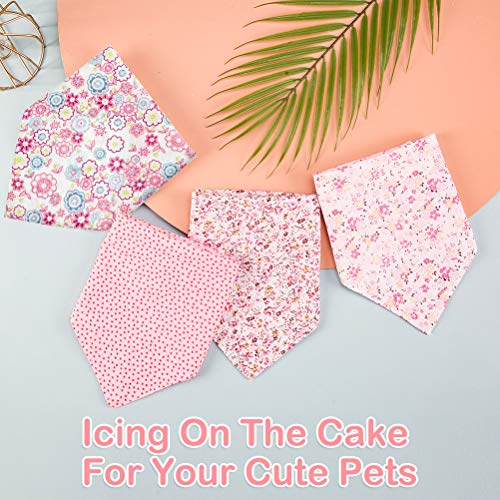 PAWCHIE Reversible Poodle Bandanas - 5 Pack