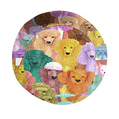 Colorful Poodle Dog Bucket Hat - Cute and Stylish