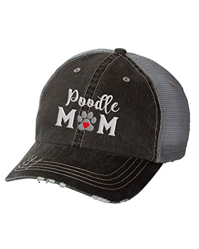 Poodle Dog Mom Embroidered Baseball Cap