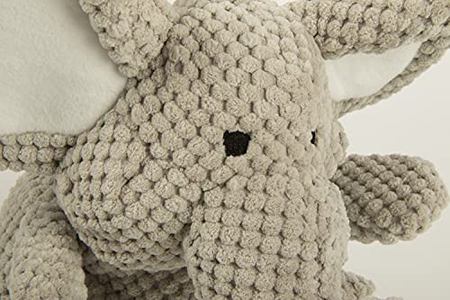Poodle-friendly goDog Checkers Elephant - Gray, Large