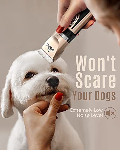 Poodle Dog Clippers: Silent, 2-Speed Grooming Kit