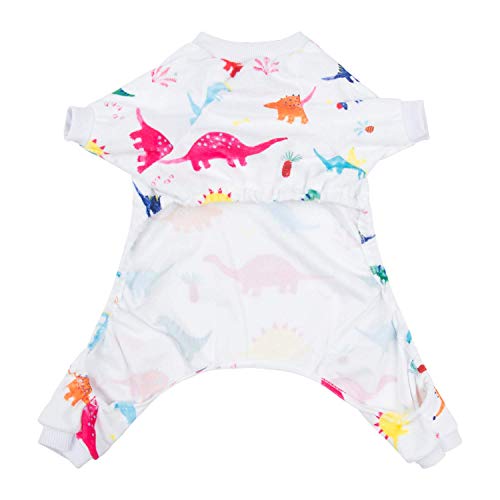 Poodle Pajamas: Cute Dinosaur Jumpsuit for Dogs