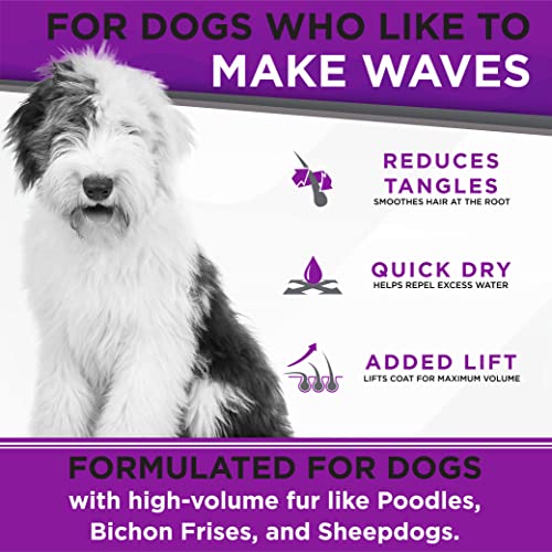 16oz TropiClean Poodle Dog Shampoo: Ideal for Curly & Wavy Fur