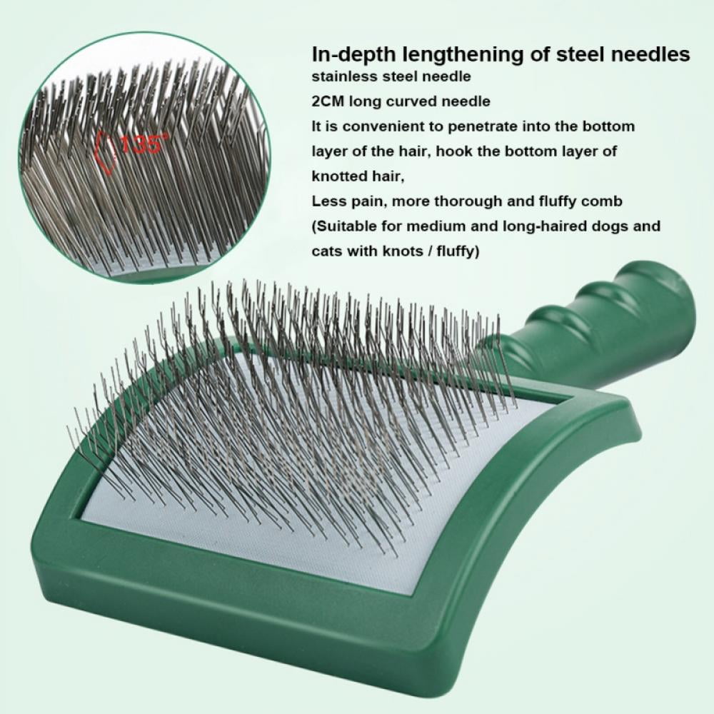 Poodle Dog Grooming Brush - Large 1" Wire Slicker