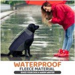 Waterproof Winter Dog Jacket for Standard Poodle (Navy)