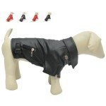Stylish Leather Jacket for Poodles - Weatherproof & Warm