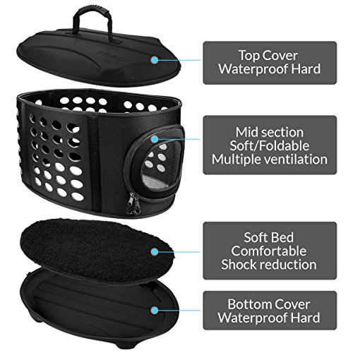 23-Inch Hard Pet Carrier for Bengal Cats