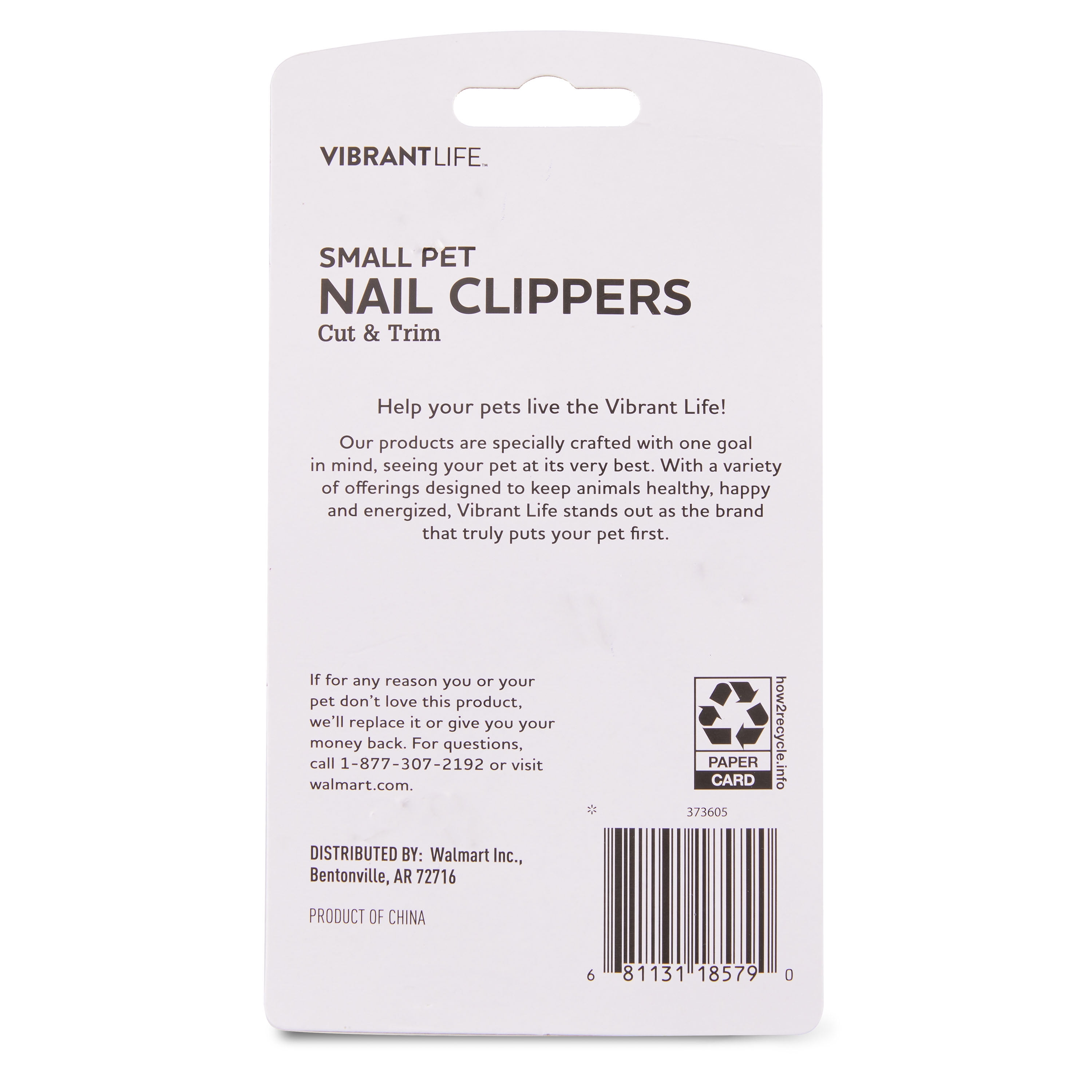 Vibrant Life Small Pet Nail Clippers