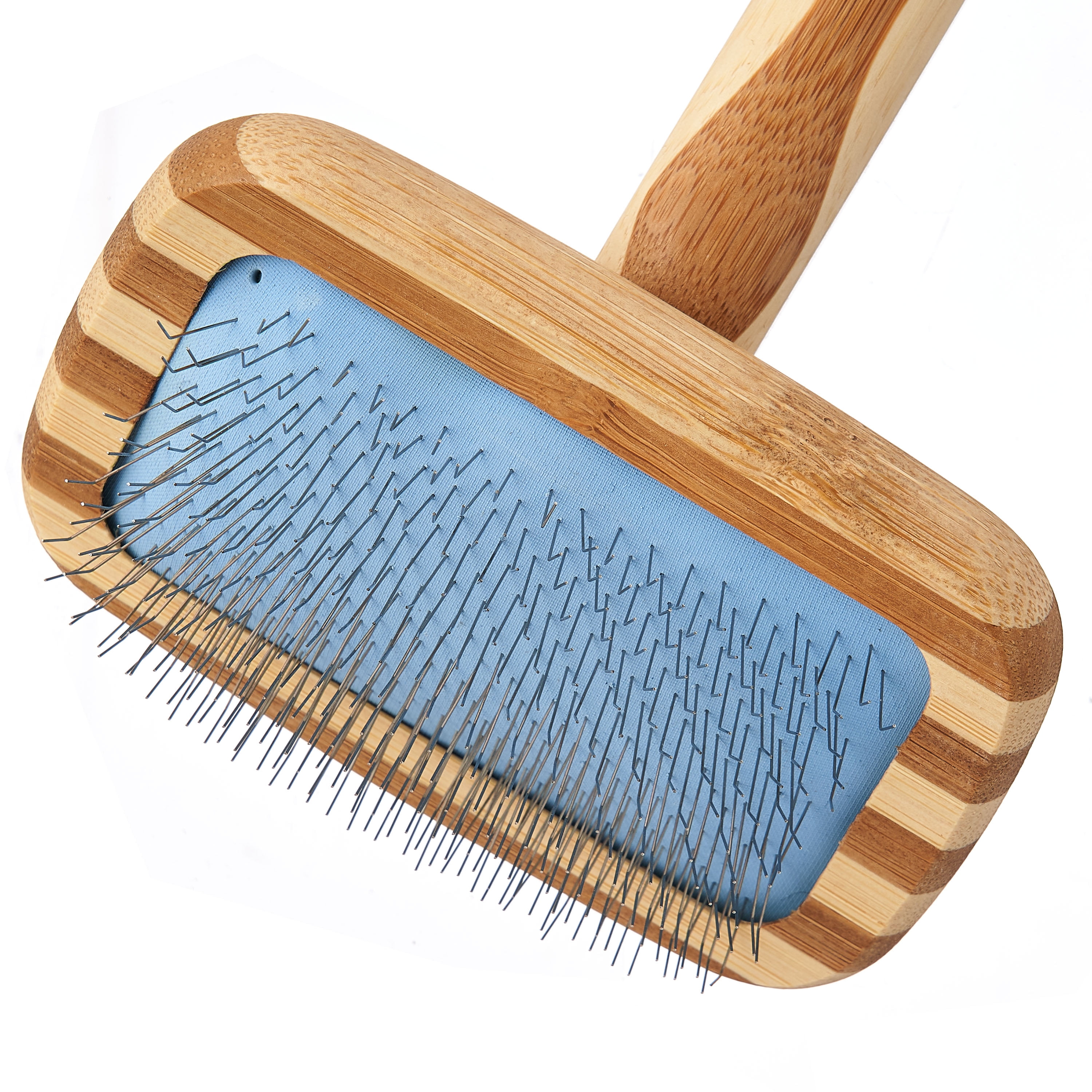 Vibrant Life Bamboo Cat Slicker Grooming Brush