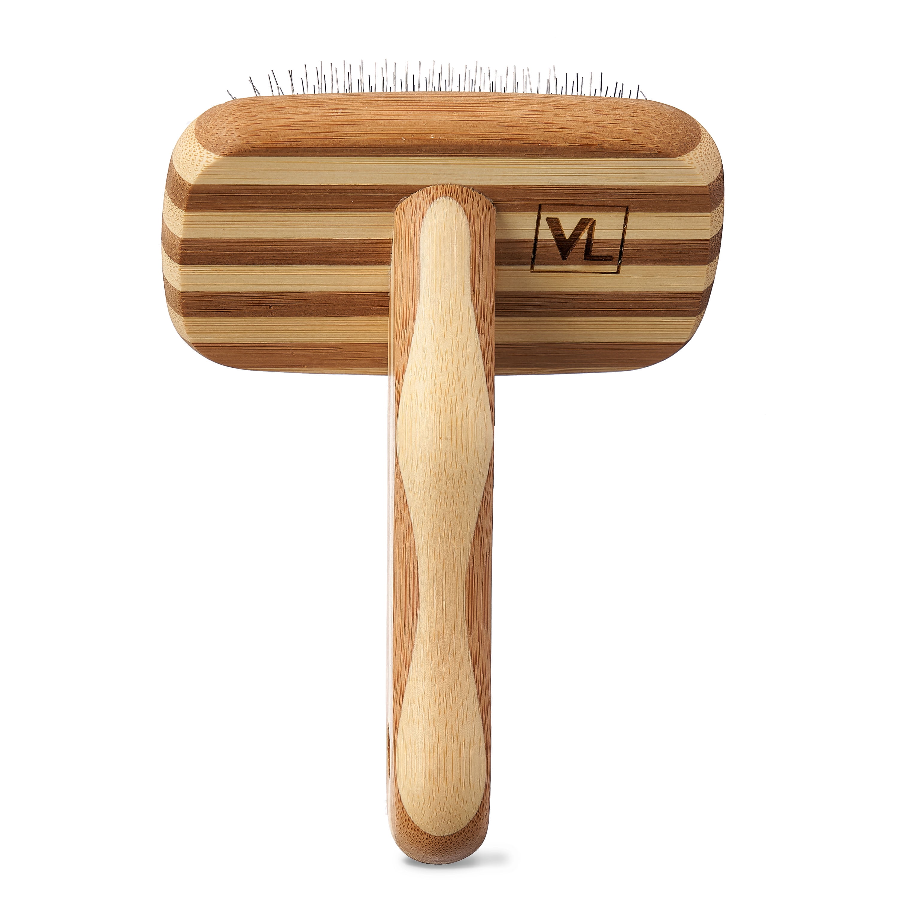 Vibrant Life Bamboo Cat Slicker Grooming Brush