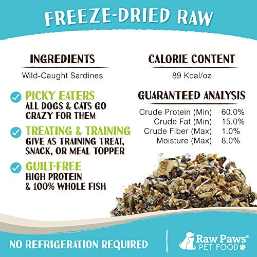 Freeze Dried Sardine Bites for Cats