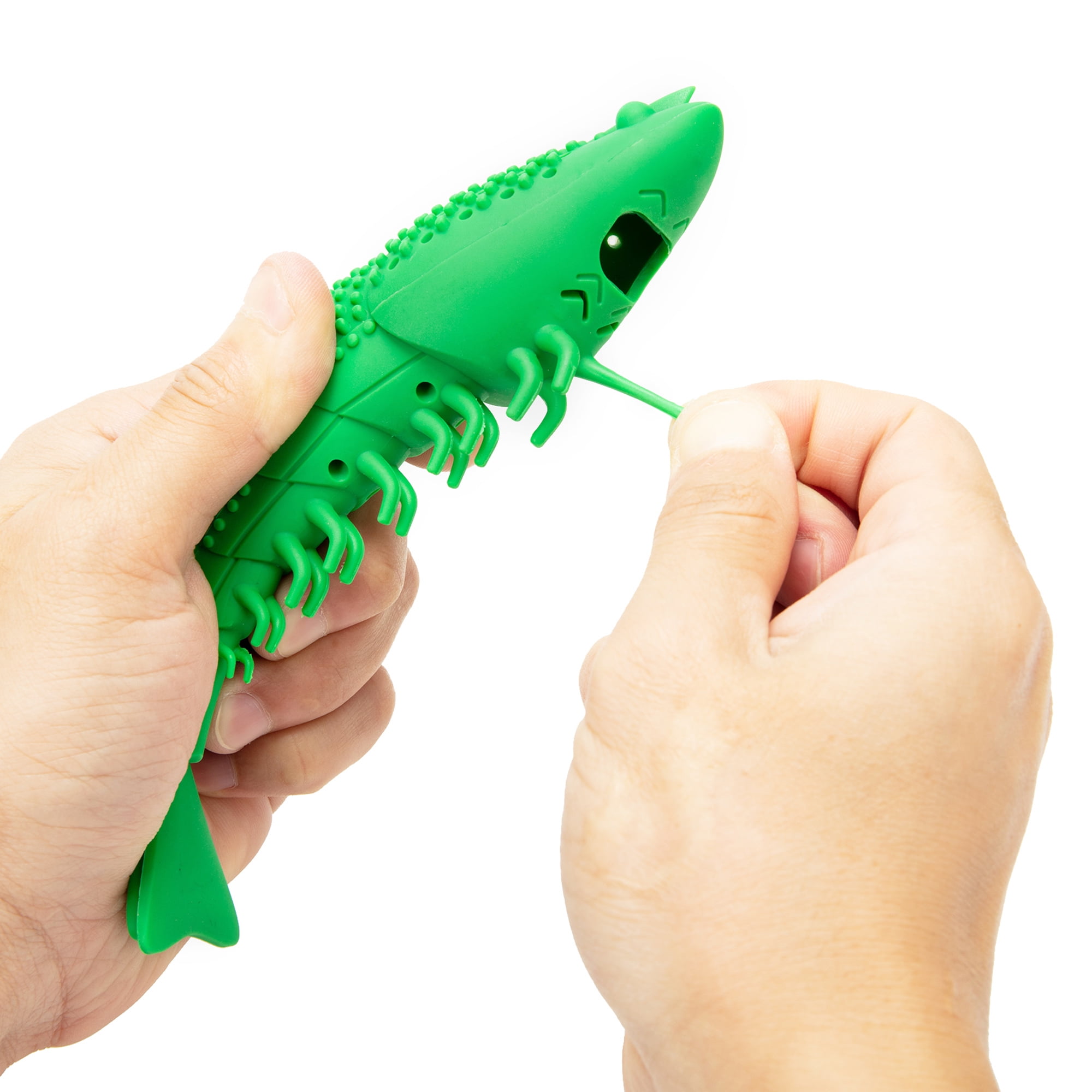 Green Crayfish Dental Care Cat Toy