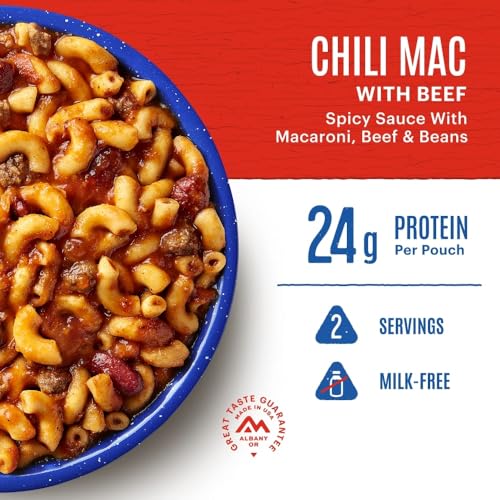 Freeze-dried Chili Mac with Beef for Preppers