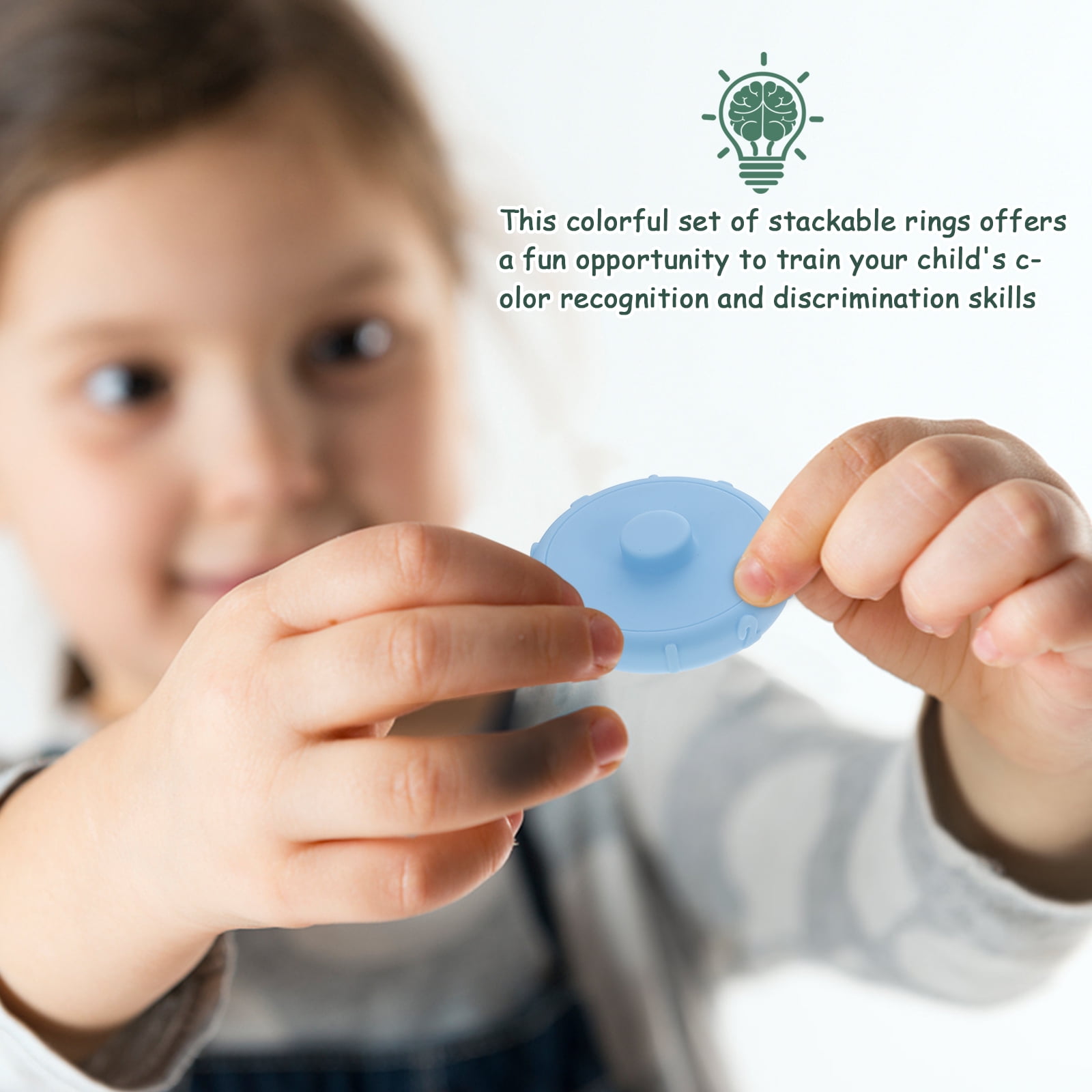 NUOLUX Baby Stacking Rings for Learning & Teething