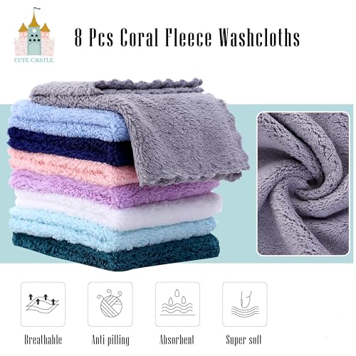 Bamboo Hooded Baby Towel and Washcloth Set