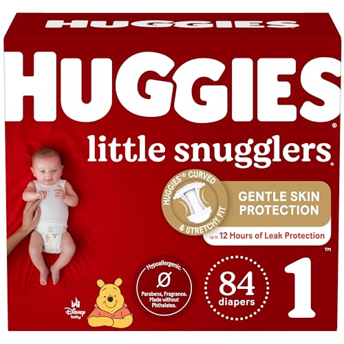 Huggies Snugglers Diapers, Size 1, Customizable Count