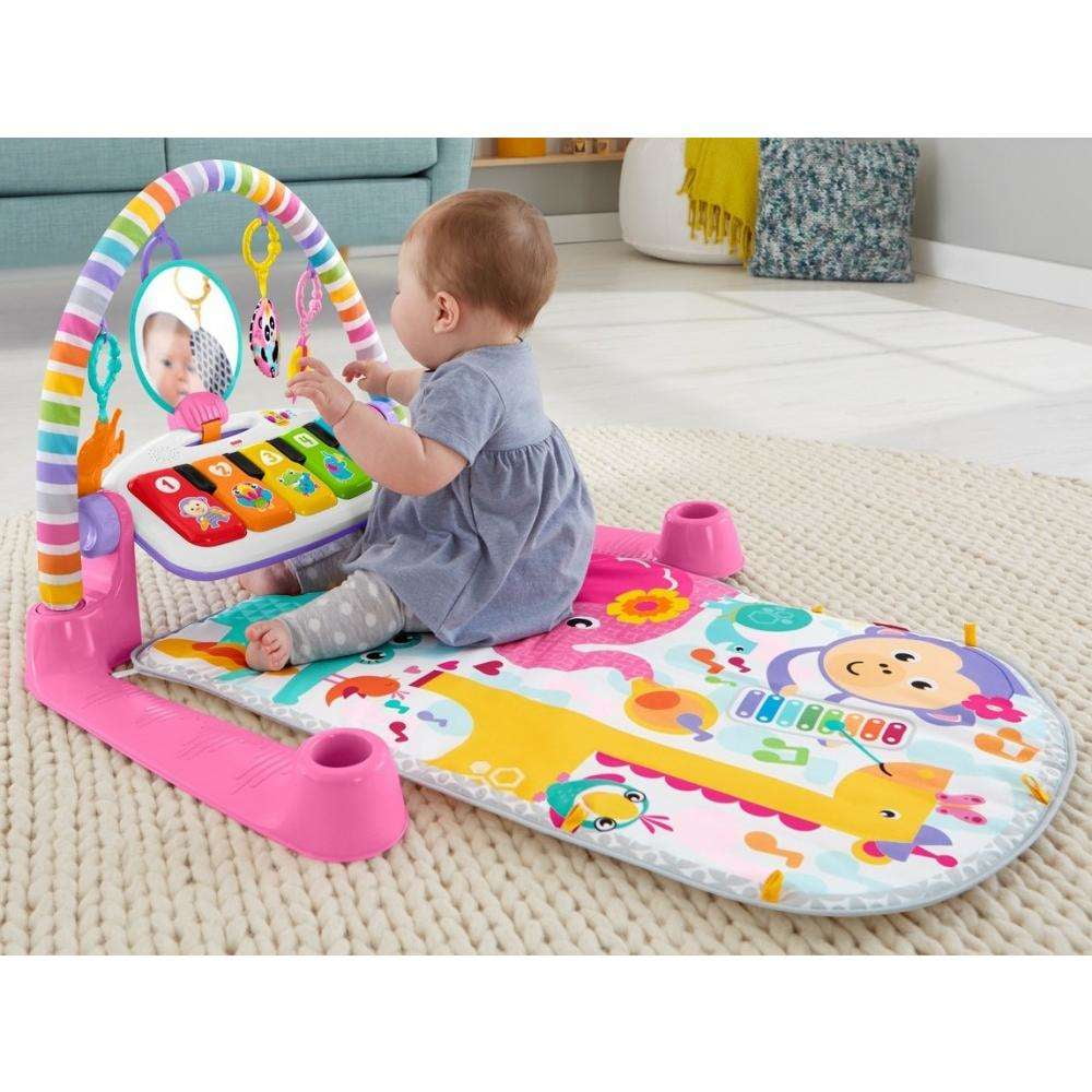 Fisher-Price Piano Gym - Pink/Yellow/White