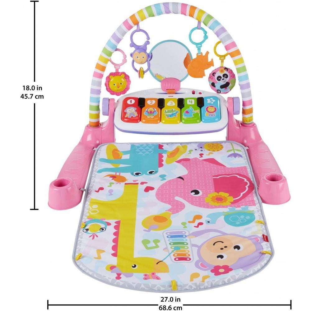 Fisher-Price Piano Gym - Pink/Yellow/White
