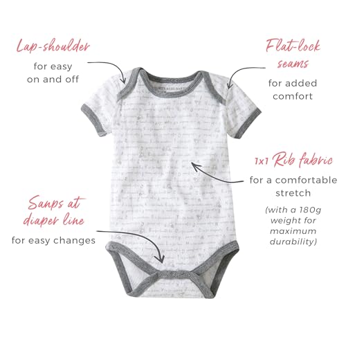 Burt's Bees Baby 5-Pack Organic Bodysuits
