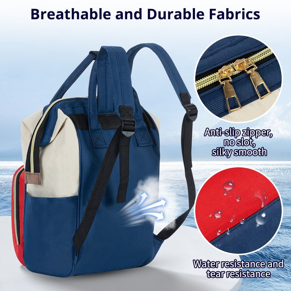 Stylish Waterproof Diaper Bag Backpack for Moms
