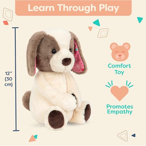 Soft and cuddly plush puppy toy
