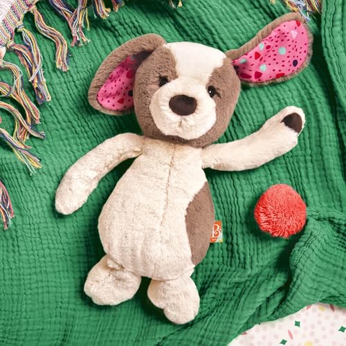 Soft and cuddly plush puppy toy